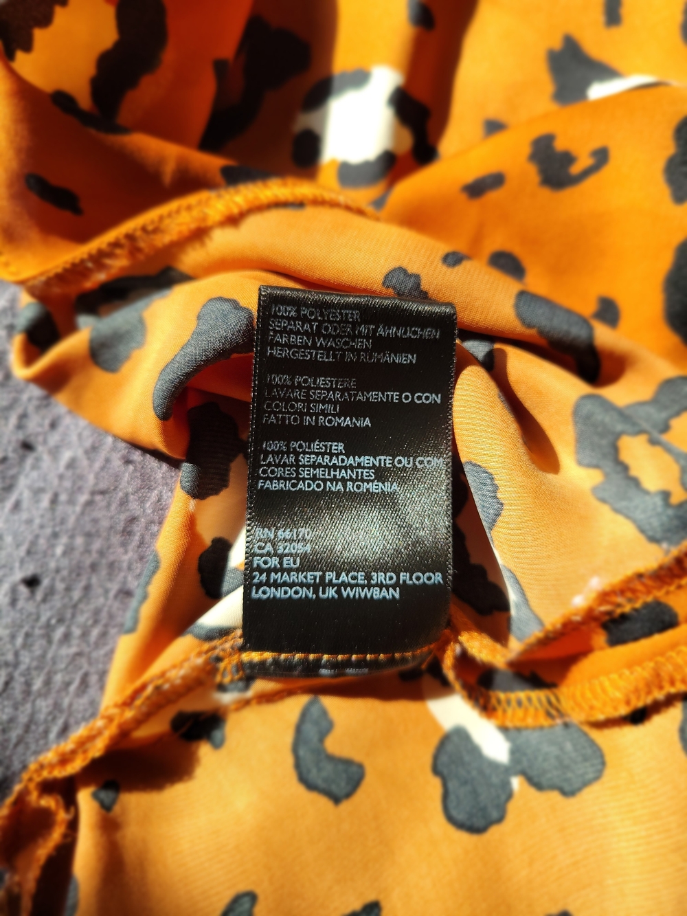 Urban Outfitters Leopard Print Flowy Mini Skirt - Picture 8 of 8